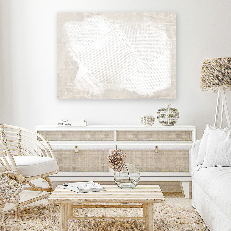 Shop Embossed II Canvas Art Print-Abstract, Horizontal, Neutrals, PC, Rectangle, View All-framed wall decor artwork