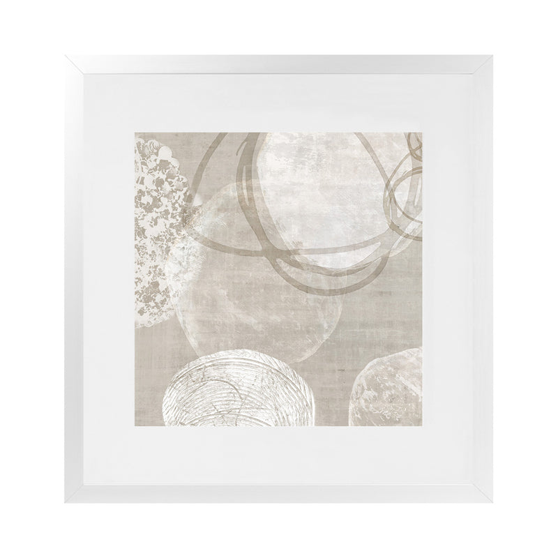 Shop Natural Vibe I (Square) Art Print-Abstract, Neutrals, PC, Square, View All-framed painted poster wall decor artwork