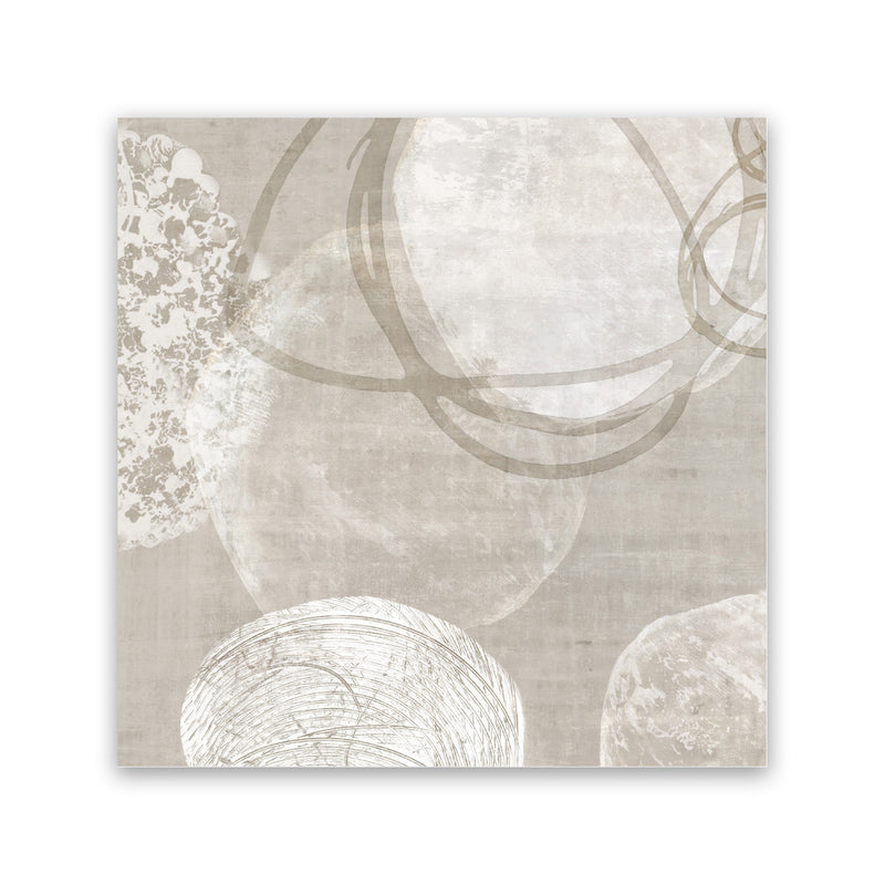 Shop Natural Vibe I (Square) Canvas Art Print-Abstract, Neutrals, PC, Square, View All-framed wall decor artwork