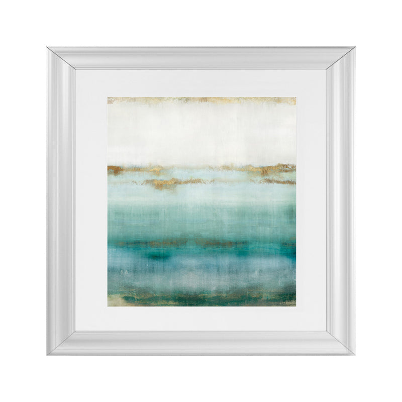 Shop Cerulean Haze I (Square) Art Print-Abstract, Blue, Green, PC, Square, View All-framed painted poster wall decor artwork
