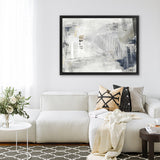 Shop Mingled Canvas Art Print-Abstract, Green, Grey, Horizontal, PC, Rectangle, View All-framed wall decor artwork