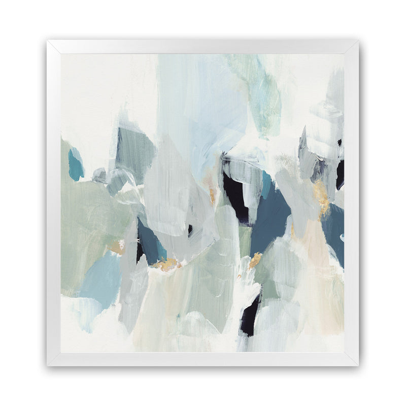 Shop Little Talks III (Square) Art Print-Abstract, Green, PC, Square, View All-framed painted poster wall decor artwork