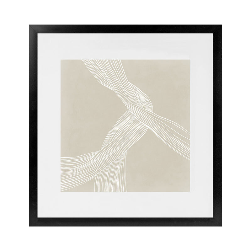 Shop On The Same Wavelength I (Square) Art Print-Abstract, Neutrals, PC, Square, View All-framed painted poster wall decor artwork