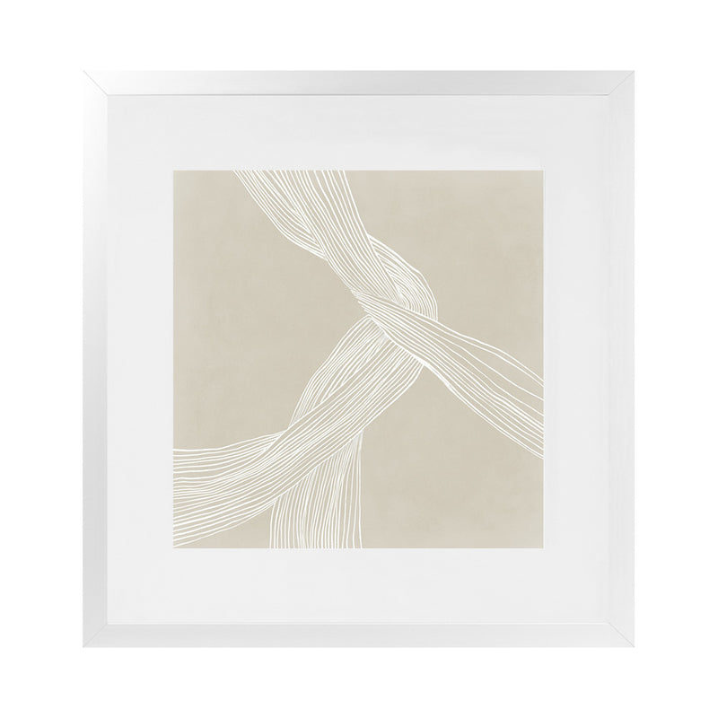 Shop On The Same Wavelength I (Square) Art Print-Abstract, Neutrals, PC, Square, View All-framed painted poster wall decor artwork