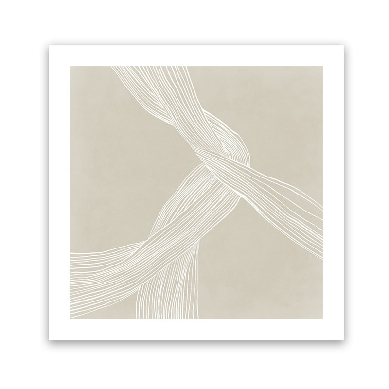 Shop On The Same Wavelength I (Square) Art Print-Abstract, Neutrals, PC, Square, View All-framed painted poster wall decor artwork