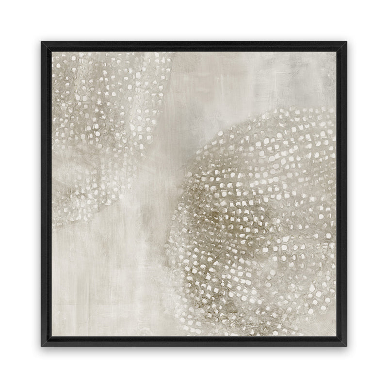 Shop Shimmering Dreams I (Square) Canvas Art Print-Abstract, Neutrals, PC, Square, View All-framed wall decor artwork
