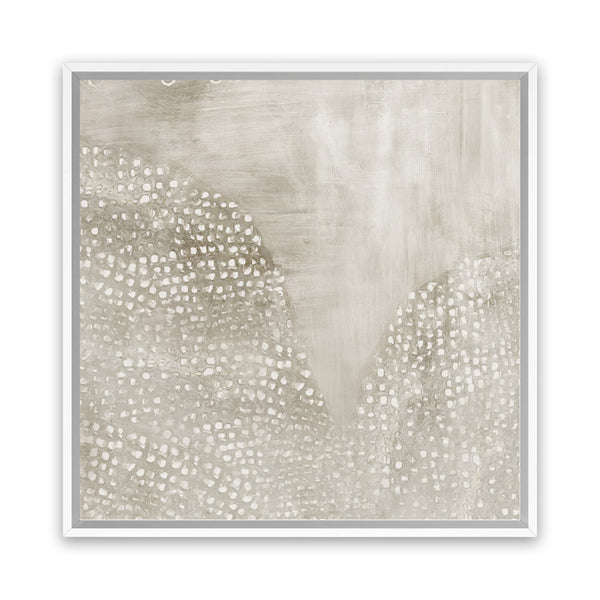 Shop Shimmering Dreams II (Square) Canvas Art Print-Abstract, Neutrals, PC, Square, View All-framed wall decor artwork
