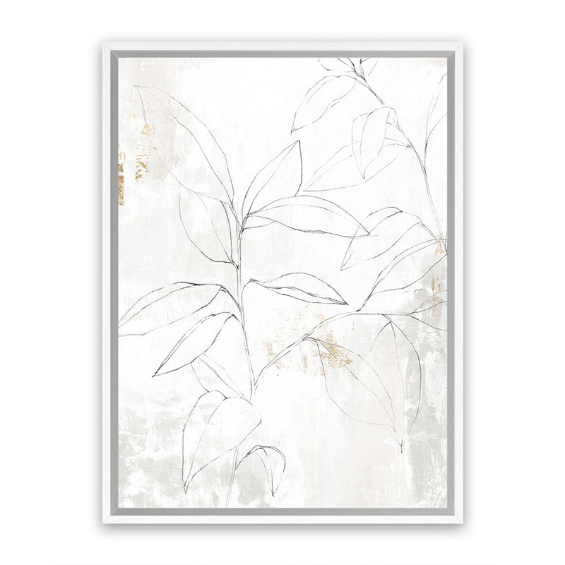 Shop Mandola I Canvas Art Print-Abstract, Neutrals, PC, Portrait, Rectangle, View All, White-framed wall decor artwork