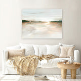 Shop Glacier Dreaming Canvas Art Print-Abstract, Horizontal, Neutrals, PC, Rectangle, View All-framed wall decor artwork