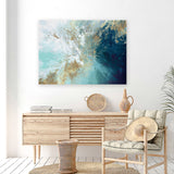 Shop Pomona Canvas Art Print-Abstract, Blue, Horizontal, PC, Rectangle, View All-framed wall decor artwork