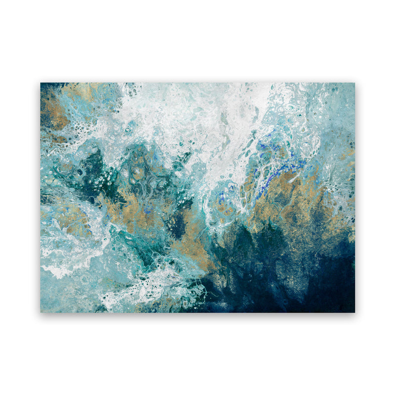 Shop Saran Canvas Art Print-Abstract, Blue, Horizontal, PC, Rectangle, View All-framed wall decor artwork