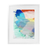 Shop Cha Cha II Art Print-Abstract, Blue, PC, Portrait, Rectangle, View All-framed painted poster wall decor artwork