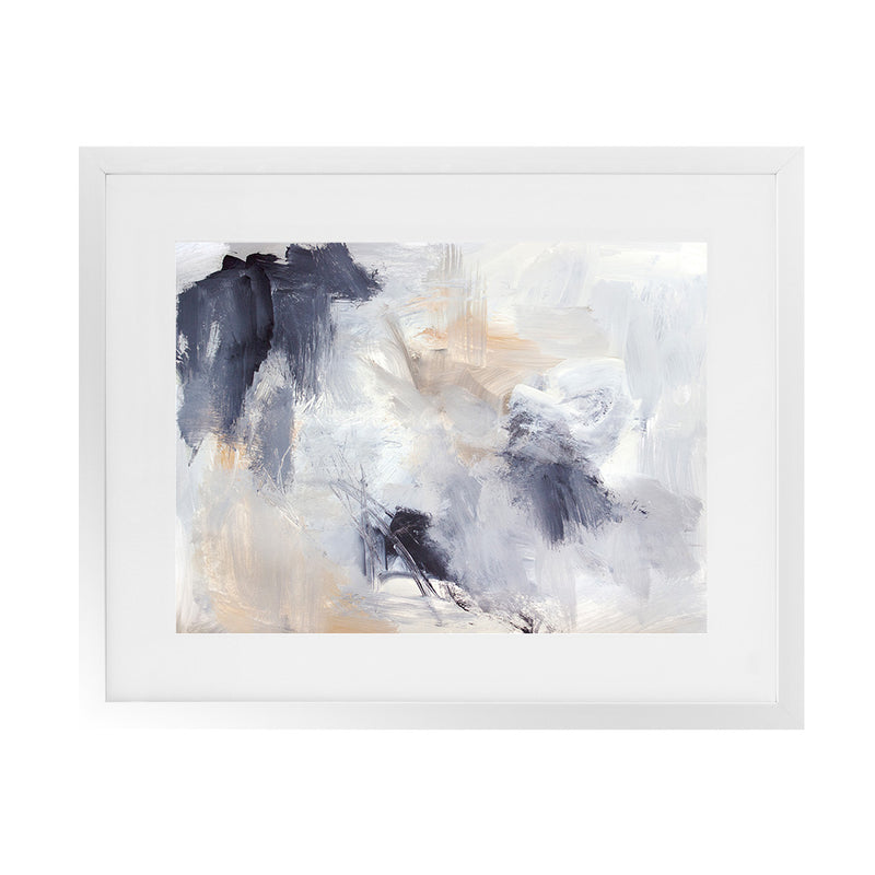 Shop Beyond The Clouds Art Print-Abstract, Blue, Horizontal, Landscape, PC, Purple, Rectangle, View All-framed painted poster wall decor artwork