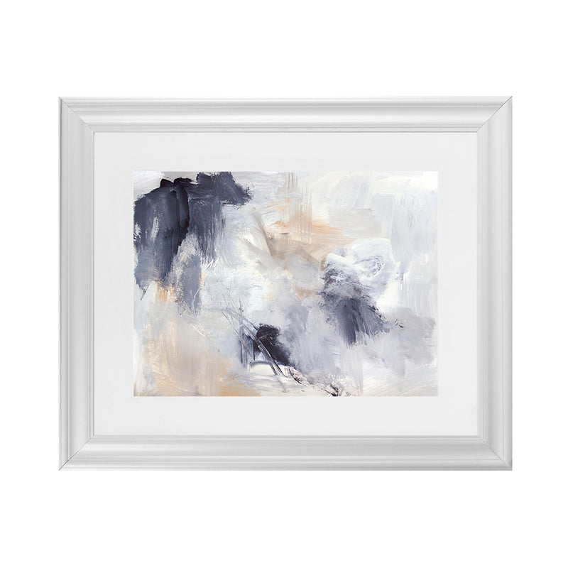 Shop Beyond The Clouds Art Print-Abstract, Blue, Horizontal, Landscape, PC, Purple, Rectangle, View All-framed painted poster wall decor artwork