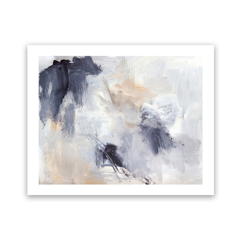 Shop Beyond The Clouds Art Print-Abstract, Blue, Horizontal, Landscape, PC, Purple, Rectangle, View All-framed painted poster wall decor artwork