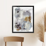 Shop Mountain Mist I Art Print-Abstract, Grey, PC, Portrait, Rectangle, View All-framed painted poster wall decor artwork