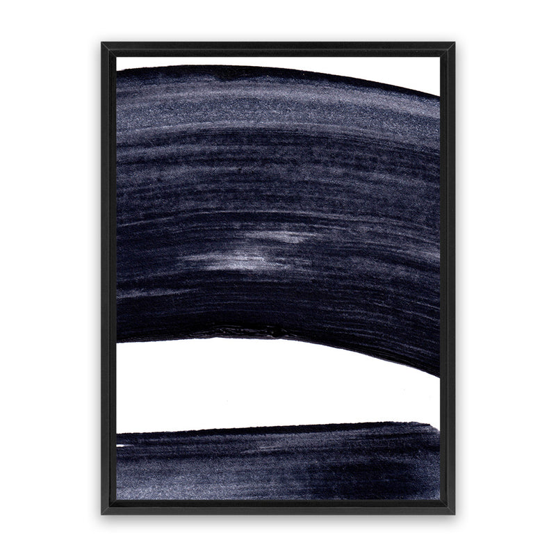 Shop Indigo Swerve II Canvas Art Print-Abstract, PC, Portrait, Purple, Rectangle, View All-framed wall decor artwork