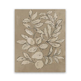 Shop Leaves Sketches II Art Print-Abstract, Brown, PC, Portrait, Rectangle, View All-framed painted poster wall decor artwork