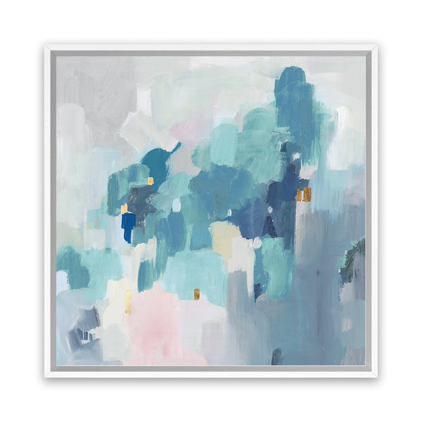 Shop Bolded (Square) Canvas Art Print-Abstract, Blue, PC, Square, View All-framed wall decor artwork