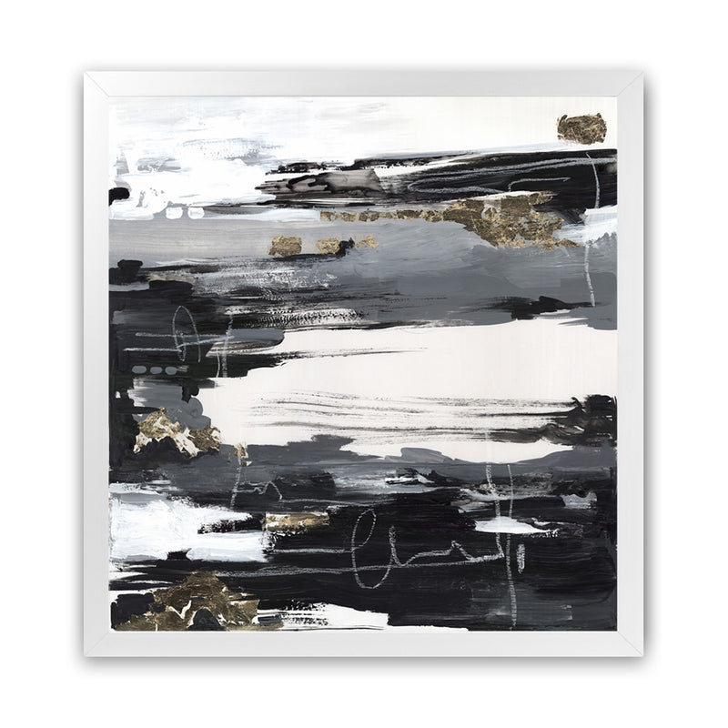 Shop Calm Noise (Square) Art Print-Abstract, Black, PC, Square, View All-framed painted poster wall decor artwork