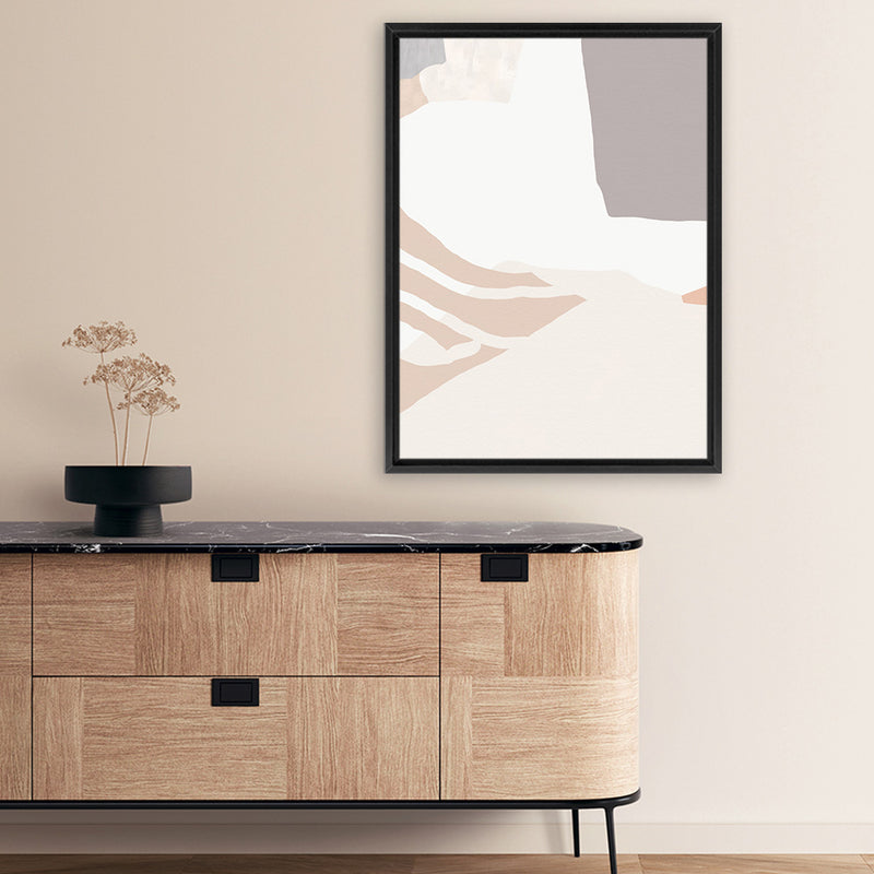 Shop Rugged Canvas Art Print-Abstract, Neutrals, PC, Portrait, Rectangle, View All-framed wall decor artwork