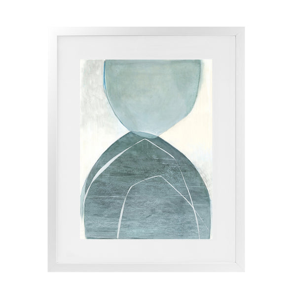 Shop Blue Overlay Art Print-Abstract, Blue, Green, PC, Portrait, Rectangle, View All-framed painted poster wall decor artwork