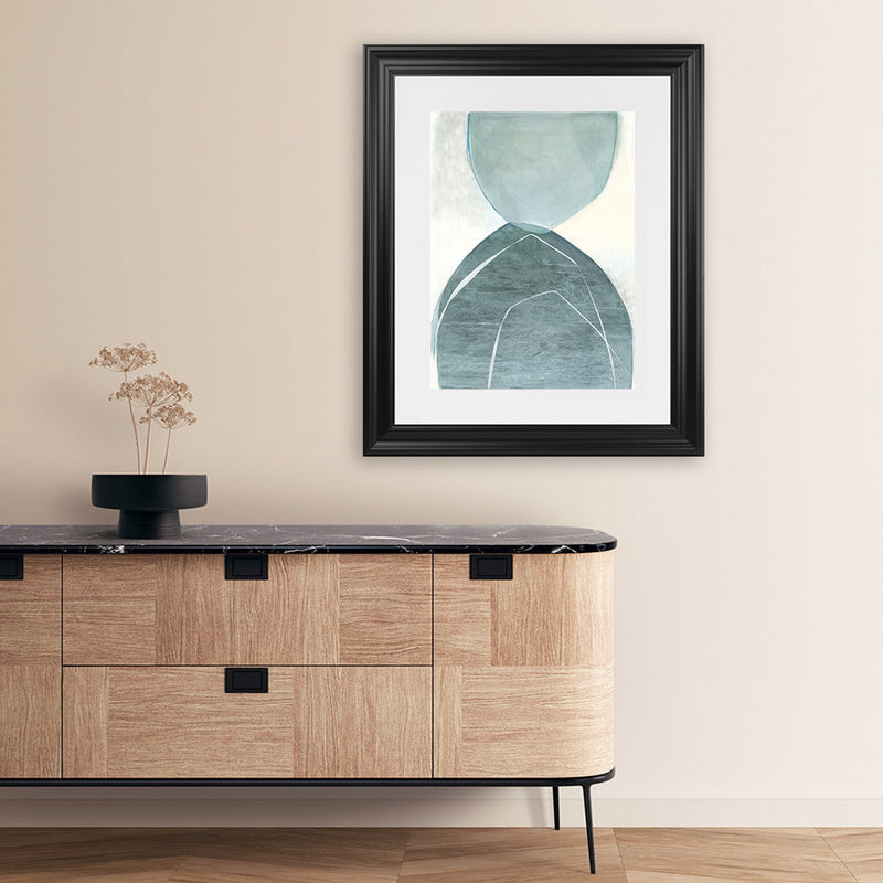 Shop Blue Overlay Art Print-Abstract, Blue, Green, PC, Portrait, Rectangle, View All-framed painted poster wall decor artwork