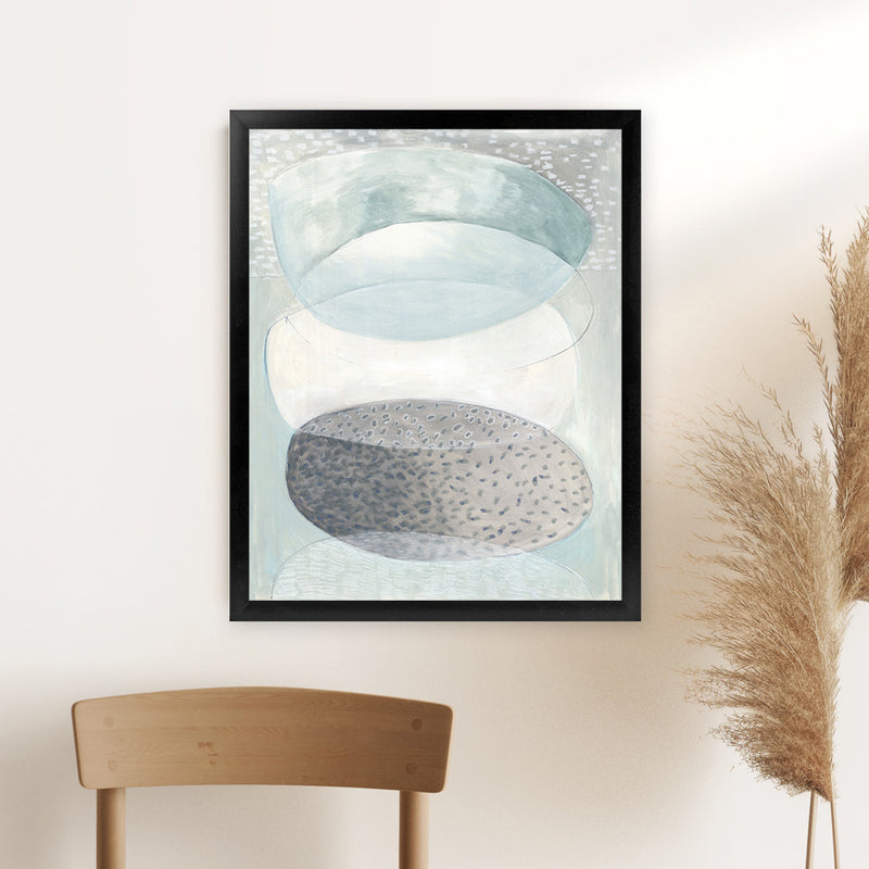Shop Blue Approach Art Print-Abstract, Blue, PC, Portrait, Rectangle, View All-framed painted poster wall decor artwork