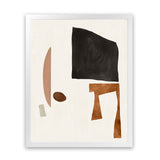 Shop Blockway I Art Print-Abstract, Black, Brown, PC, Portrait, Rectangle, View All-framed painted poster wall decor artwork