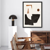 Shop Blockway II Canvas Art Print-Abstract, Black, PC, Portrait, Rectangle, View All-framed wall decor artwork