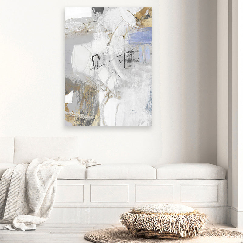 Shop Chromatized I Canvas Art Print-Abstract, Grey, PC, Portrait, Rectangle, View All-framed wall decor artwork