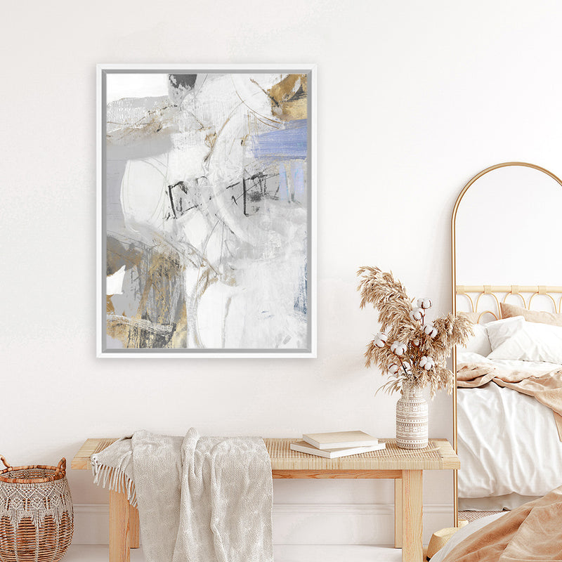 Shop Chromatized I Canvas Art Print-Abstract, Grey, PC, Portrait, Rectangle, View All-framed wall decor artwork