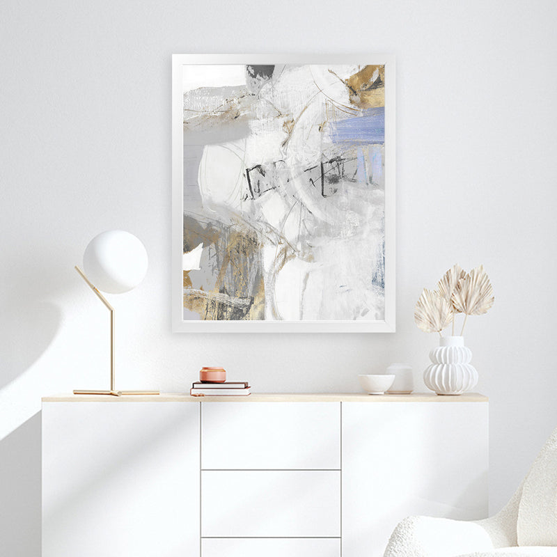 Shop Chromatized I Art Print-Abstract, Grey, PC, Portrait, Rectangle, View All-framed painted poster wall decor artwork
