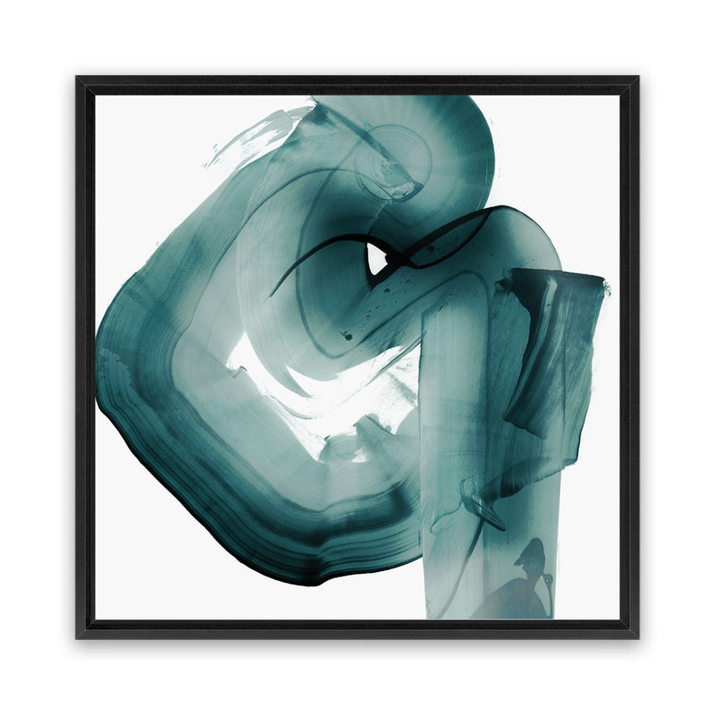 Shop Swirl V (Square) Canvas Art Print-Abstract, Green, PC, Square, View All-framed wall decor artwork