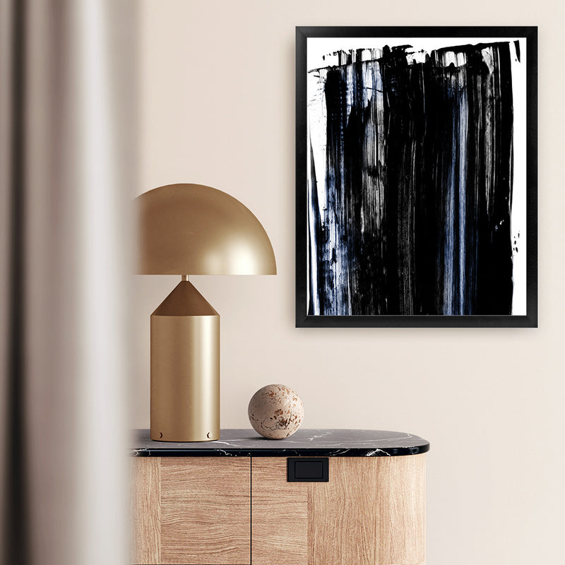 Shop Squeegee I Art Print-Abstract, Black, PC, Portrait, Rectangle, View All-framed painted poster wall decor artwork