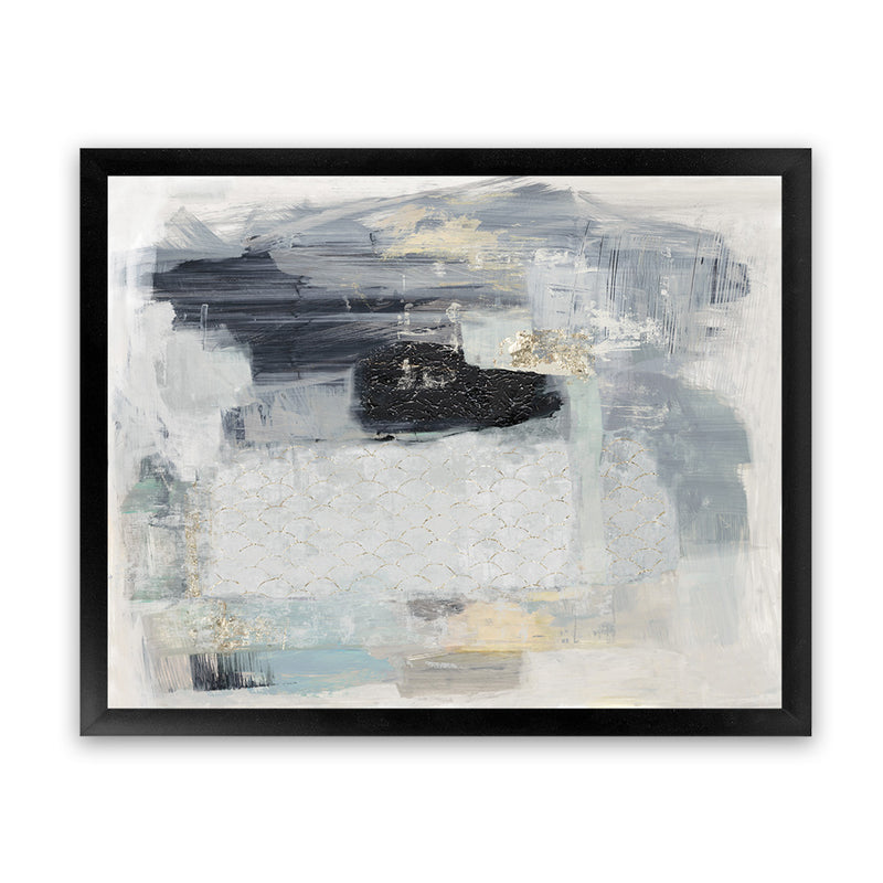 Shop Baroque Abstract II Art Print-Abstract, Grey, Horizontal, Landscape, PC, Rectangle, View All-framed painted poster wall decor artwork