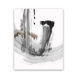 Shop A Loner I Art Print-Abstract, Black, Grey, PC, Portrait, Rectangle, View All-framed painted poster wall decor artwork