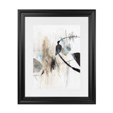 Shop Inked In Black I Art Print-Abstract, Neutrals, PC, Portrait, Rectangle, View All, White-framed painted poster wall decor artwork