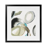 Shop Rings And Lines I (Square) Art Print-Abstract, Green, PC, Square, View All-framed painted poster wall decor artwork