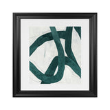 Shop Green Bow I (Square) Art Print-Abstract, Green, PC, Square, View All-framed painted poster wall decor artwork