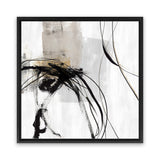 Shop Ocular II (Square) Canvas Art Print-Abstract, Black, Neutrals, PC, Square, View All-framed wall decor artwork