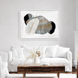 Shop Magnestic Stillness Canvas Art Print-Abstract, Grey, Horizontal, PC, Rectangle, View All-framed wall decor artwork