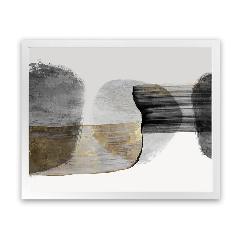 Shop Anchored Motion II Art Print-Abstract, Black, Horizontal, Landscape, PC, Rectangle, View All-framed painted poster wall decor artwork