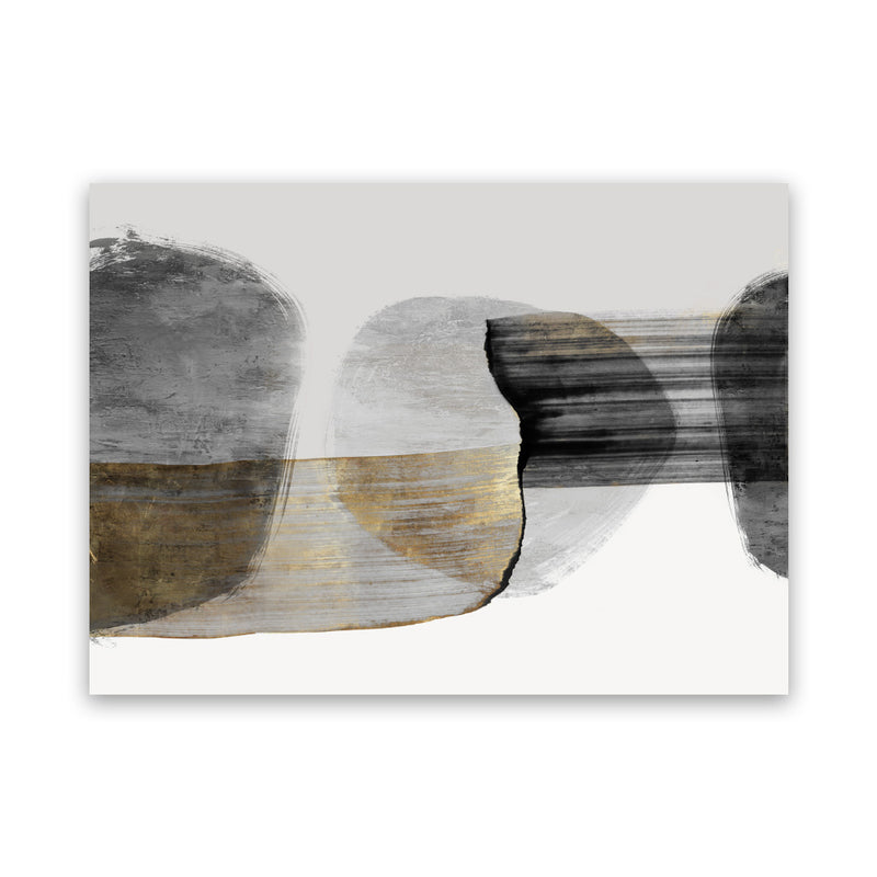 Shop Anchored Motion II Canvas Art Print-Abstract, Black, Horizontal, Landscape, PC, Rectangle, View All-framed wall decor artwork