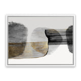 Shop Anchored Motion II Canvas Art Print-Abstract, Black, Horizontal, Landscape, PC, Rectangle, View All-framed wall decor artwork
