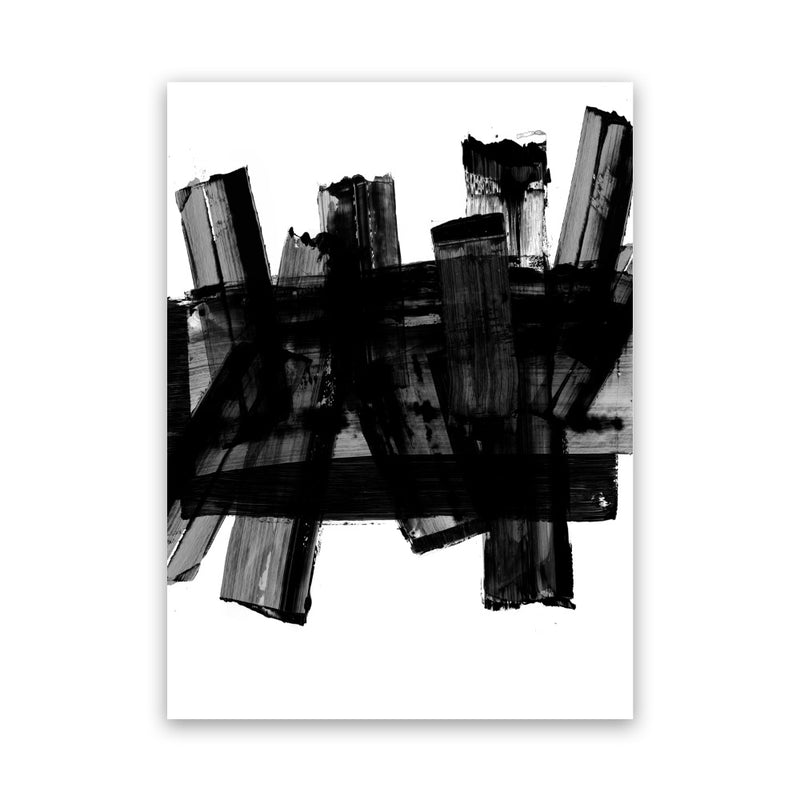 Shop The Neighbourhood Canvas Art Print-Abstract, Black, PC, Portrait, Rectangle, View All-framed wall decor artwork