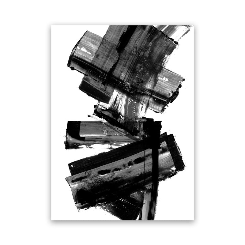 Shop Meditative Dimension I Canvas Art Print-Abstract, Black, PC, Portrait, Rectangle, View All-framed wall decor artwork