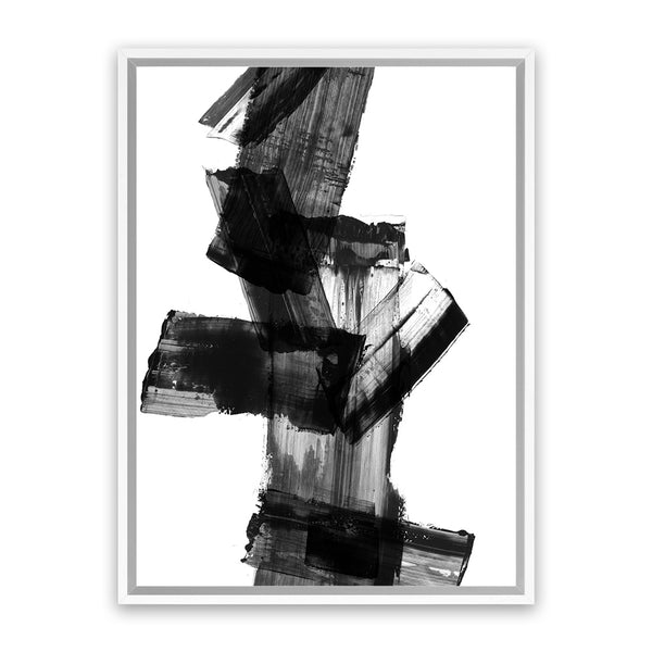 Shop Meditative Dimension II Canvas Art Print-Abstract, Black, PC, Portrait, Rectangle, View All-framed wall decor artwork