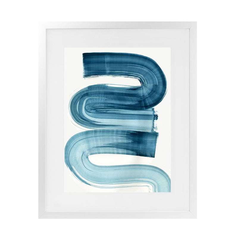Shop Eversong Art Print-Abstract, Blue, PC, Portrait, Rectangle, View All-framed painted poster wall decor artwork