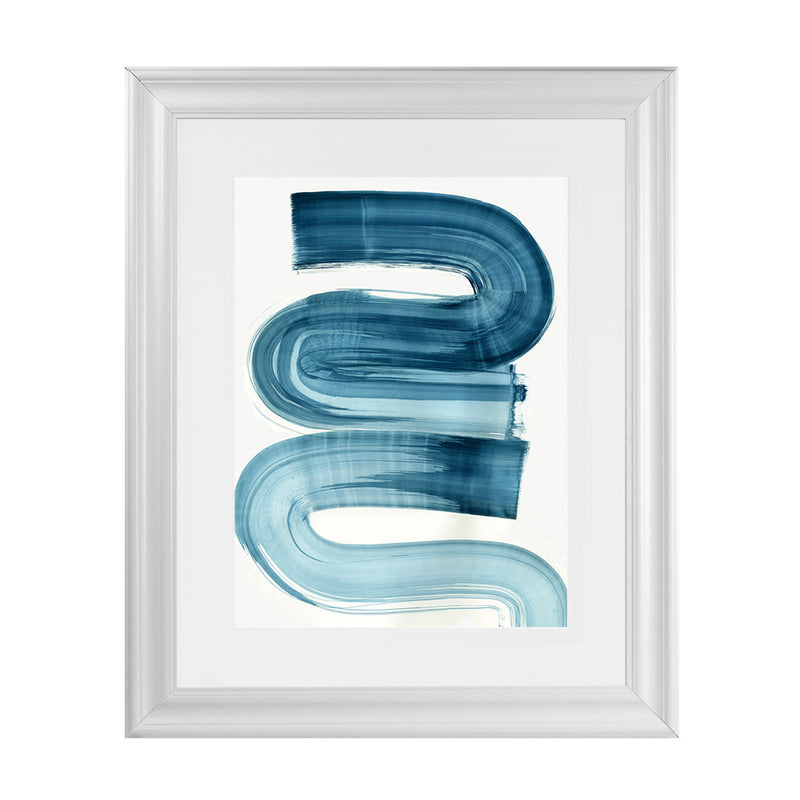 Shop Eversong Art Print-Abstract, Blue, PC, Portrait, Rectangle, View All-framed painted poster wall decor artwork